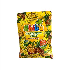 سافت جلی آبمیوه ها با طعم میوه های گرمسیری