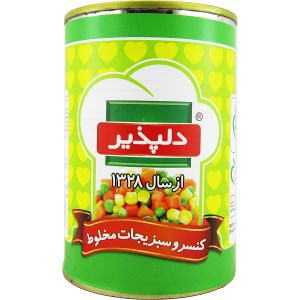 دلپذیر کنسرو سبزیجات 420گ