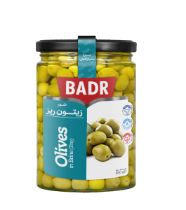 بدر زیتون ریز باهسته650گ
