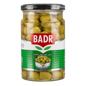 زیتون شور با هسته 650 گرم بدر