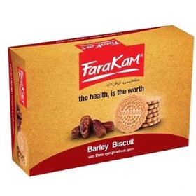 کامور بیسکوییت جوانه گندم وشهد خرما بدون قند 345گ
