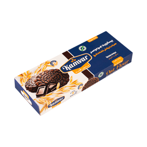 کامور بیسکوییت شوکولاف بدون قند روکش کاکائویی 81گ
