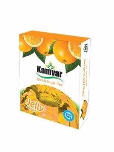 کامور پودر ژله بدون قند پرتقال 36 گرم