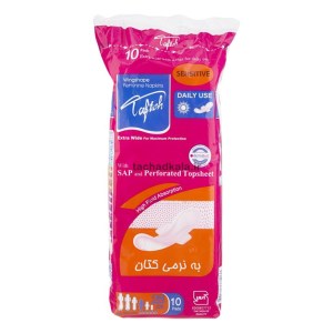 تافته نوار بهداشتی ویژه روز کتانی 10عددی