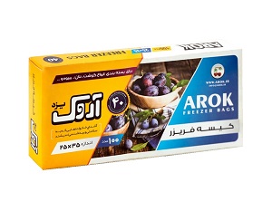 آروک کیسه فریزرجعبه ای100ع