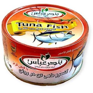 بندر عباس کنسروماهی با فلفل قرمز180گ