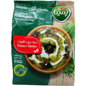 سبزی آش منجمد 400 گرم پمینا کاله