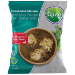 پمینا سبزی قلیه ماهی منجمد 400گ
