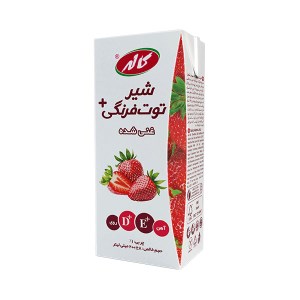 کاله شیر توت فرنگی غنی شده 200میل