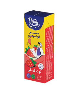 دلیس دسر نوشیدنی توت فرنگی 200 میل