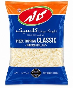 پنیر پیتزا تاپینگ پرچرب رنده شده کلاسیک 2 کیلوگرم کاله