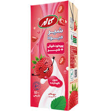 کاله شیر میوه توت فرنگی 200 میل