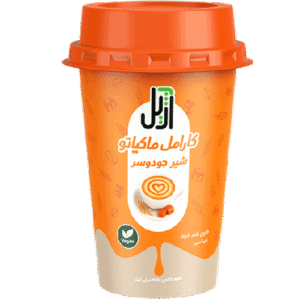 کارامل ماکیاتو شیر جودوسر حاوی قند خرما 225 میل آژیل