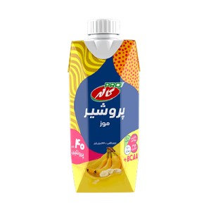 شیر پروتئینه موزی 330 میل کاله