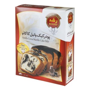 رشد پودر کیک وانیل کاکائو 500 گرم