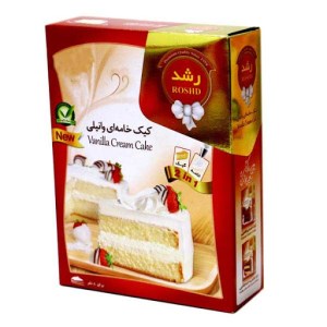 رشد پودر کیک خامه ای وانیلی 500 گرم