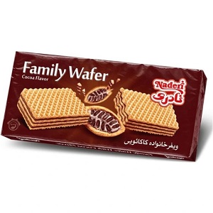 نادری ویفر خانواده کاکائویی 80گ