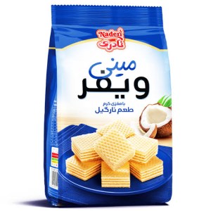 نادری مینی ویفر نارگیلی پاکتی 90گ
