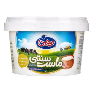 میهن ماست سنتی 900گ (سر شیردار)