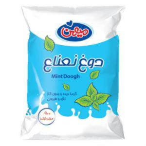 میهن دوغ نایلونی باطعم نعناع میلکوم 900 گ