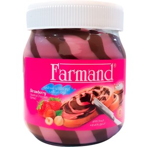 فرمند شکلات صبحانه دو رنگ فندقی توت فرنگی 330 گ