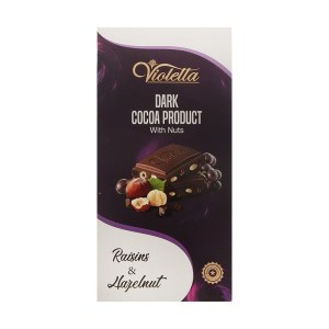 فرمند ویولتا تابلت مغزفندق و کشمش 80گ