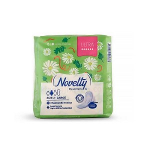 ناولتی نواربهداشتی کتانی نازک بزرگ روز 8 عددی