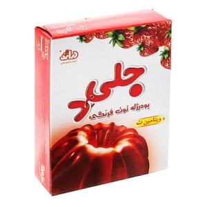 دراژه پودر ژله توت فرنگی 100گ