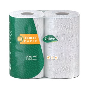 فول تایم دستمال توالت 4 لایه 4 رول