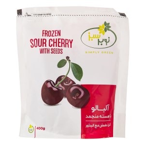 نوبر سبز آلبالو منجمد 400گ