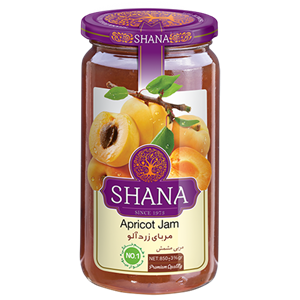 مربا زردآلو 830 گرم شانا