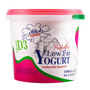 دامداران ماست کم چرب پروبیوتیک غنی شده 1500 گرم