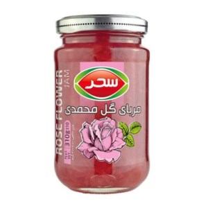 سحر مربا گل محمدی شیشه ای 310گ