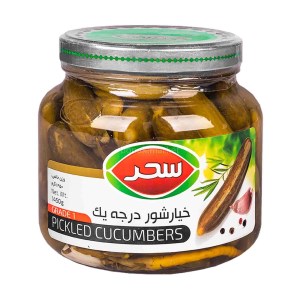 سحر خیارشور درجه یک شیشه 1450گ