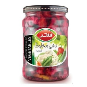 سحر ترشی مخلوط بنفش شیشه650گ