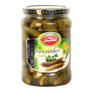 سحر خیارشور ویژه شیشه 640 گرم