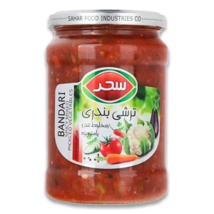 سحر ترشی بندری شیشه 640 گرم