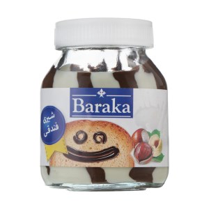 باراکا شکلات صبحانه کرم کاکائو سفید فندقی180گ
