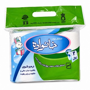 خانواده دستمال توالت دوقلو 4لا