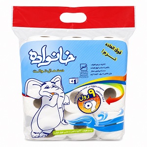 خانواده دستمال توالت 9رول