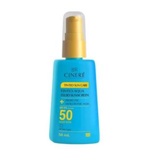 ضدآفتاب فلوئید رنگی (spf50) لایت رز سینره 50 میل