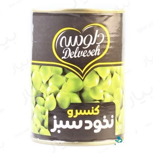 دلوسه کنسرو نخودسبز 400گ
