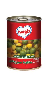 دلوسه کنسرو مخلوط سبزیجات380گ
