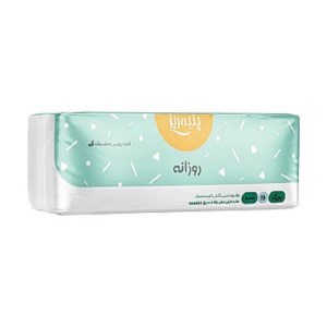 پنبه ریز نوار بهداشتی بالدار مشبک بزرگ 10ع (109)