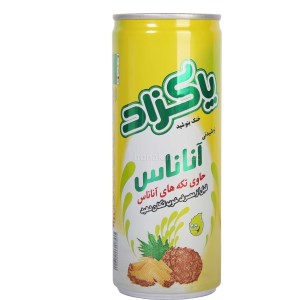 آبمیوه قوطی آناناس 240میل پاکزاد