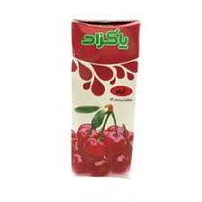 آبمیوه پاکتی آلبالو 200میل پاکزاد