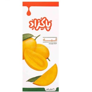 آبمیوه پاکتی انبه 200میل پاکزاد