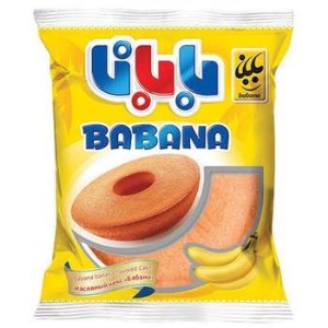 کیک حلقه ای موزی بابانا 60 گرم