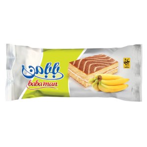 کیک لایه ای موزی بابامن بابانا 45 گرم