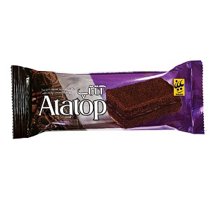 کیک لایه ای شکلاتی کرم کاکائویی آتاتاپ بابانا 65 گرم